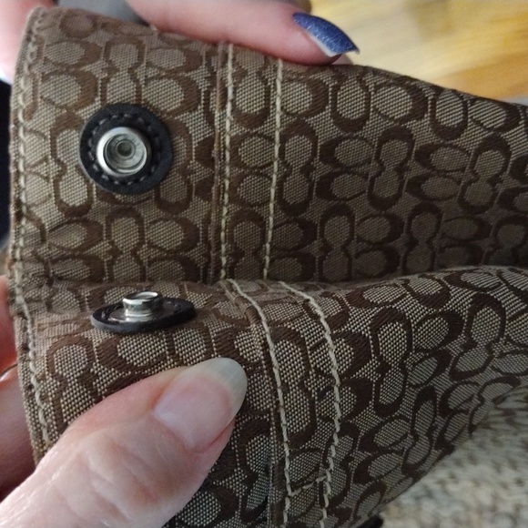 EUC Vintage Suade Micro C Coach - Picture 7 of 16